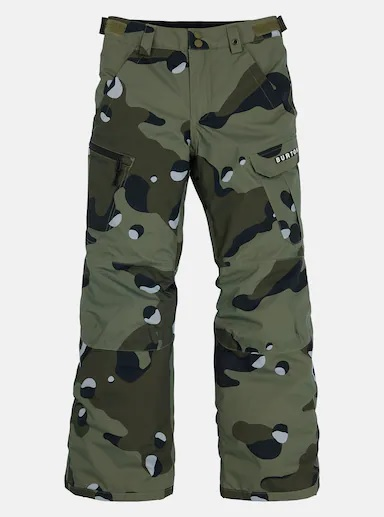 BURTON Pants Boys Exile Cargo Green Camo – Simple Bike Store