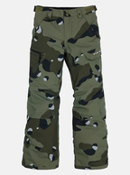 BURTON Pants Boys Exile Cargo Green Camo