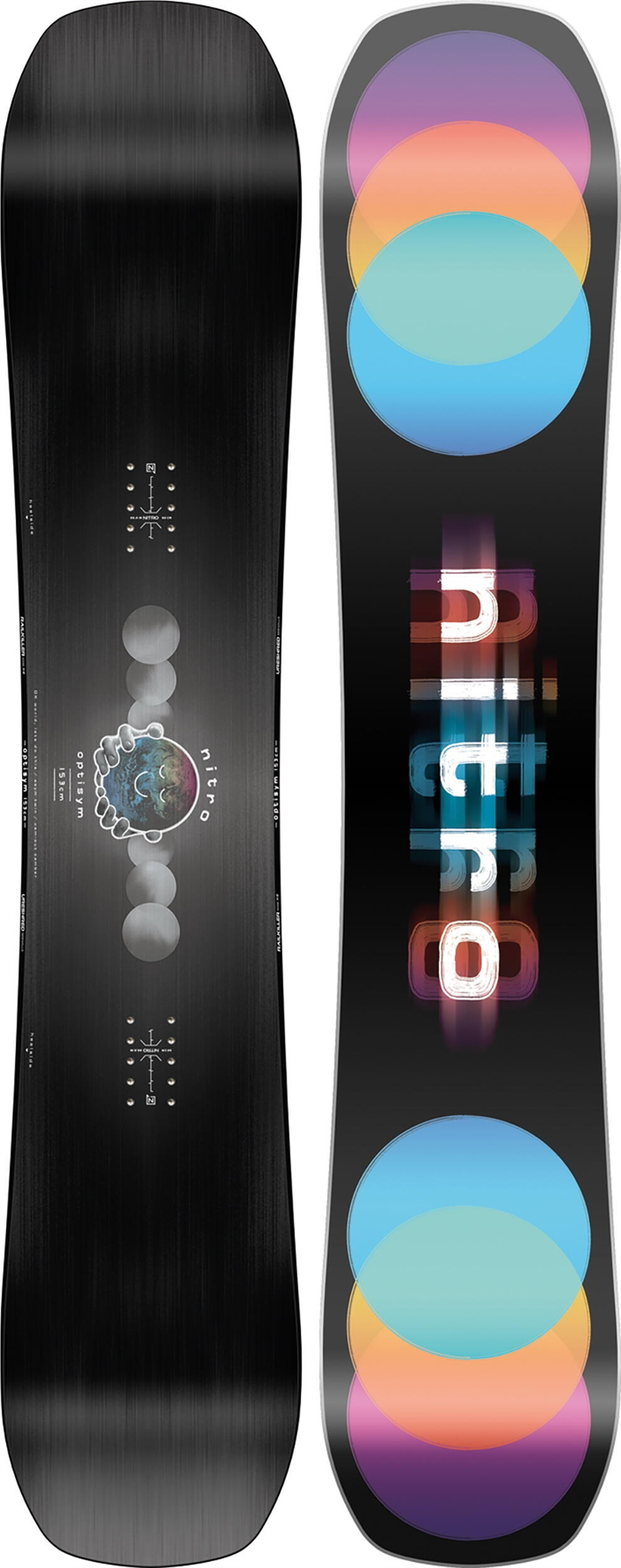 nitro asymmetrical snowboard Nitro Optisym Snowboard 159cm 2024