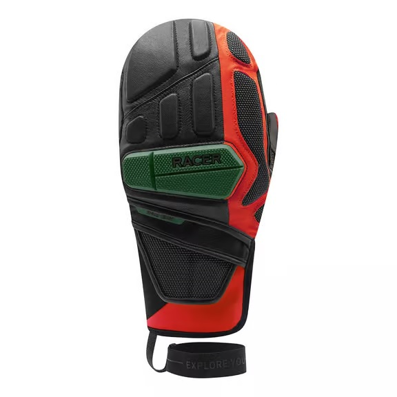 RACER Handschuhe Rennsport Pro Fäustling Schwarz/Rot