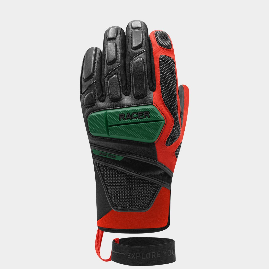 RACER Gloves Racing Pro Black/Red – Simple Bike Store