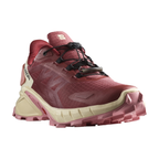 SALOMON Supercross 4 GTX W dark red/beige shoes