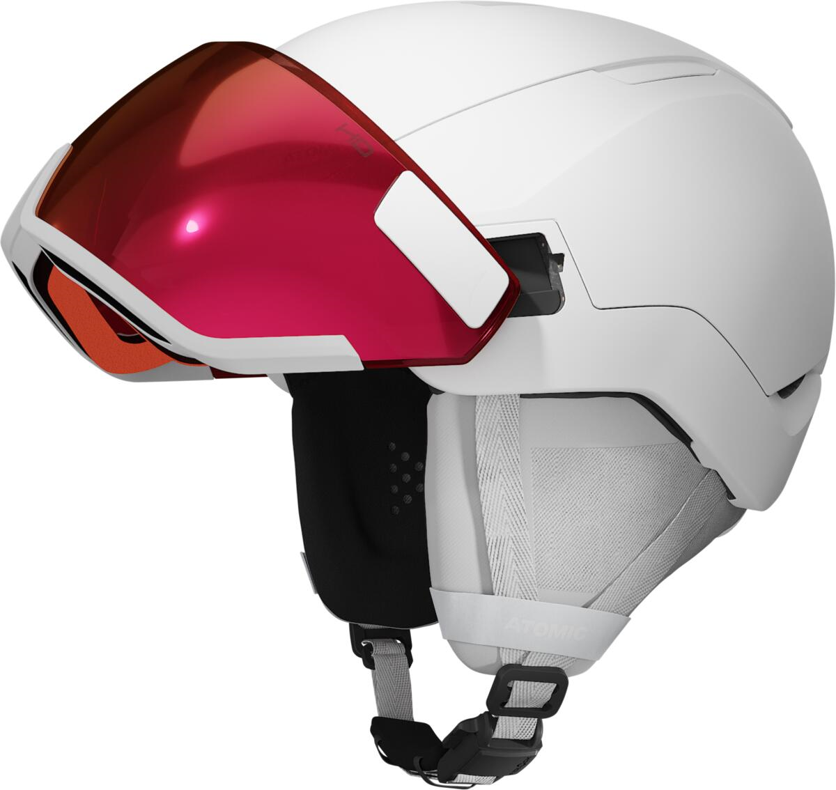 ATOMIC helmet Revent GT Amid Visor HD white w/red HD C2-3 – Simple