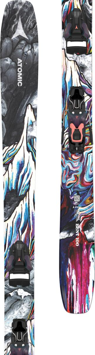 ATOMIC alpine skis with bindings Bent 100 w/N Strive 12 GW