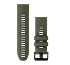 GARMIN Quickfit 26mm Silicone moss green/grey watch band