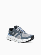ON Cloudrunner 2 grey/light blue shoes