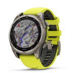 GARMIN Fenix 8 47mm Solar Sapphire titanium/yellow watch