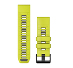 GARMIN Quickfit 26mm Silicone amp yellow/graphite watch band