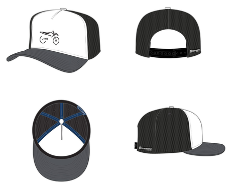 husqvarna-cepure-remote-trucker-cap-black-white-grey