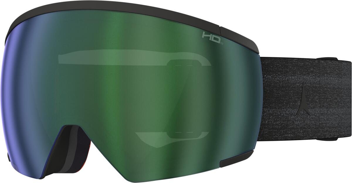 ATOMIC Redster L HD black w/green HD C2-3 goggles