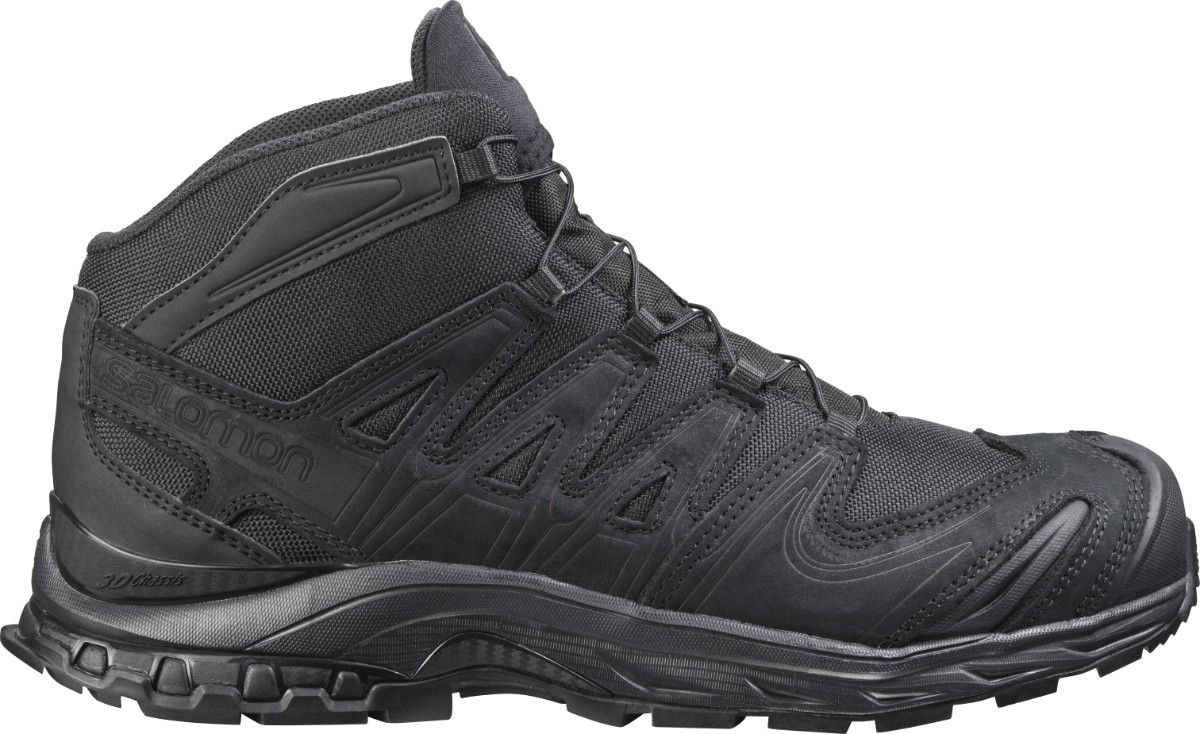 サロモン タクティカル XA FORCES MID WIDE Black SALOMON XA Forces Mid Wide EN black tactical boots – Simple Bike Store