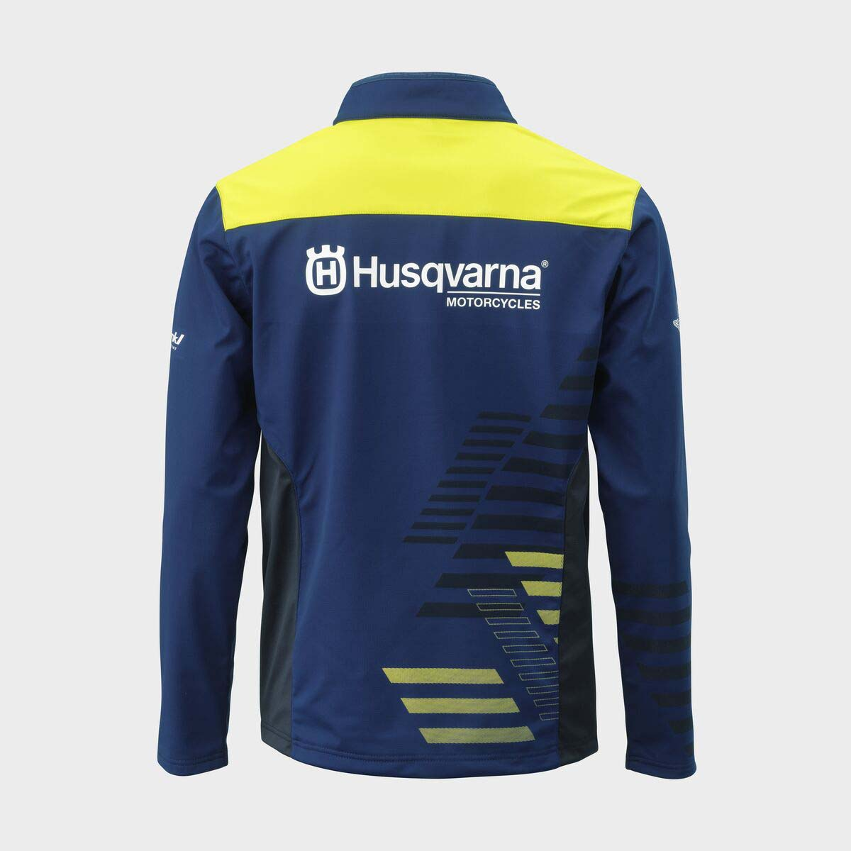 HUSQVARNA Team Softshell blue/yellow jacket – Simple Bike Store