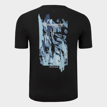 husqvarna-t-krekls-accelerate-tee-black-light-blue