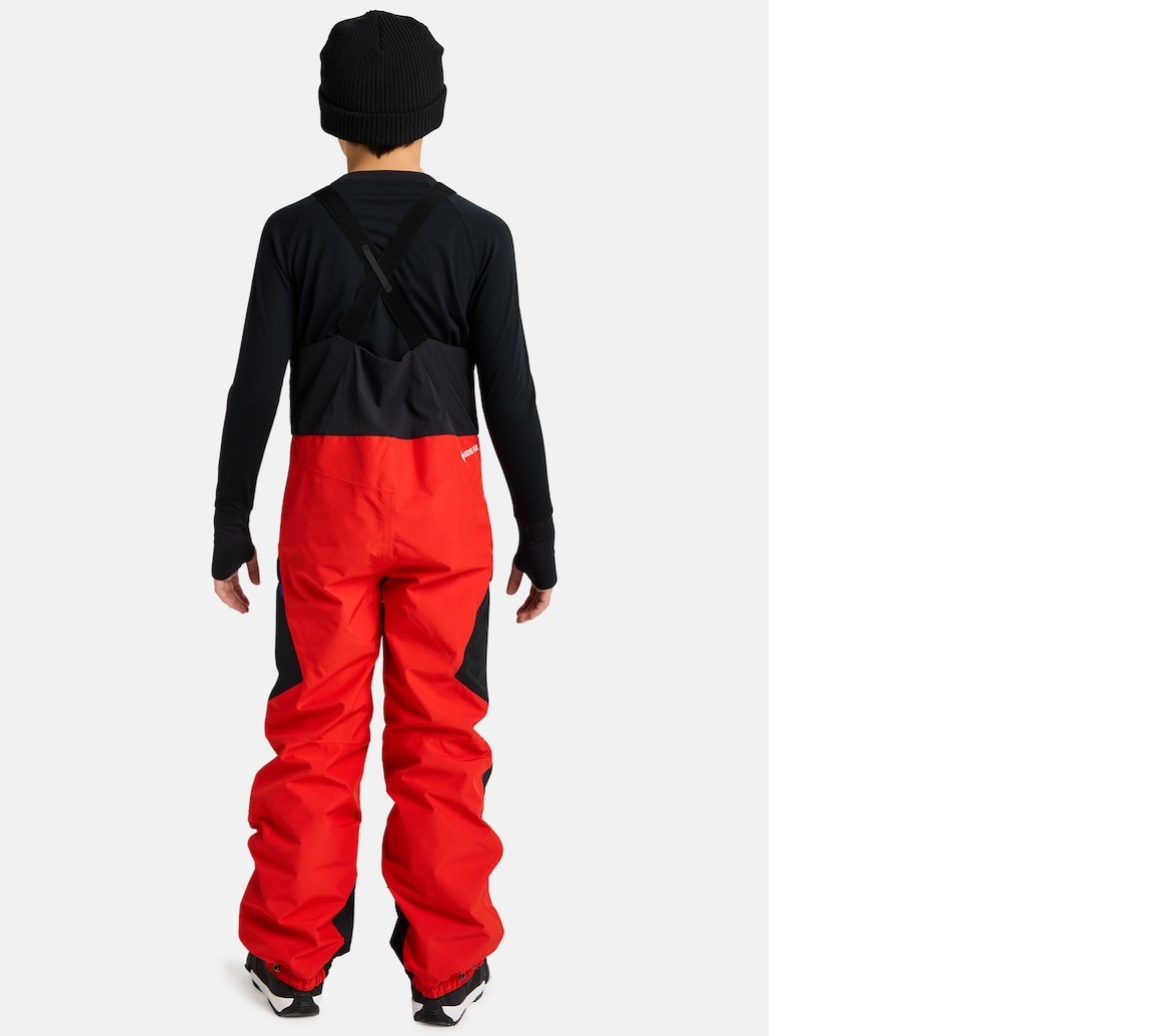 BURTON pants Kids Gore Powline BIB flame red/true black – Simple