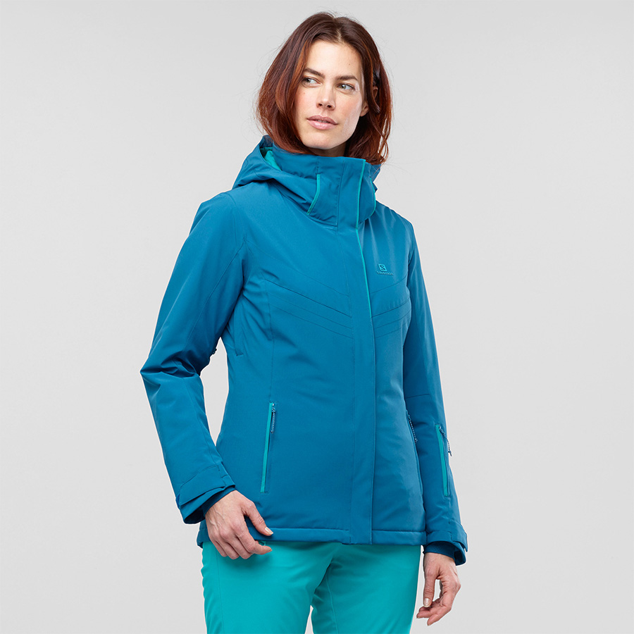 SALOMON Jacket W Stormpunch Blue – Simple Bike Store