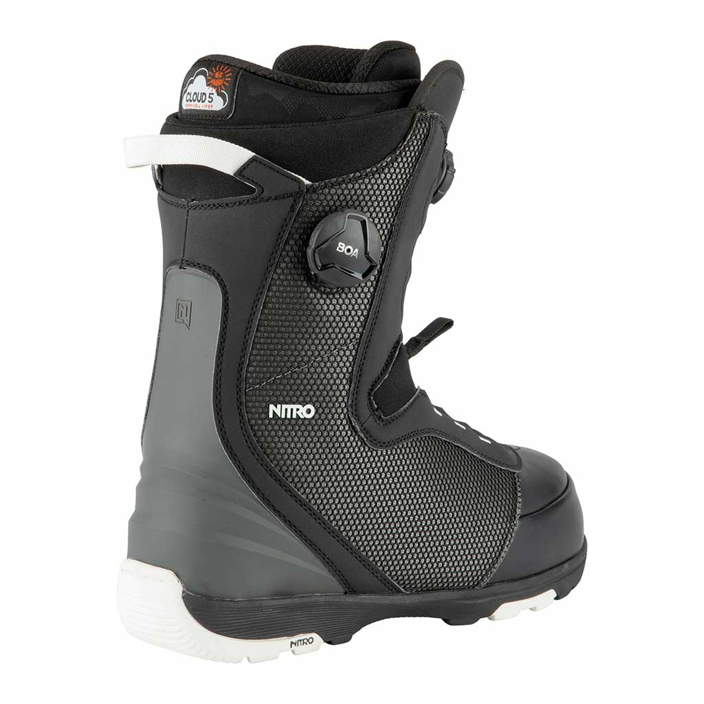 NITRO Boots Club Boa Dual Black/White – Simple Bike Store