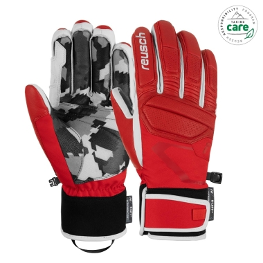 L/XL 9.5 REUSCH Handschuhe Marco OderMatt Rot/Grau Tarnmuster