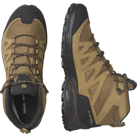 salomon-apavi-x-ward-leather-mid-gtx-brown-black