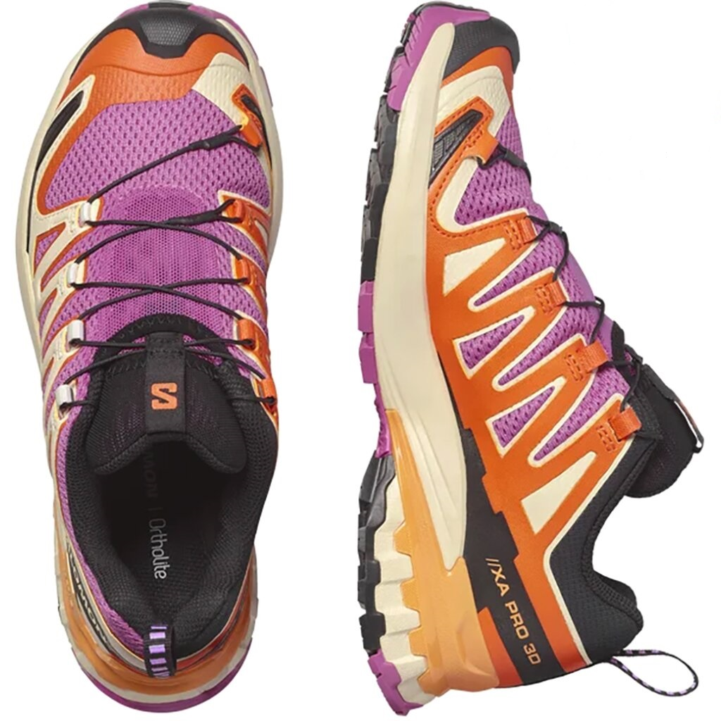 SALOMON XA Pro 3D V9 W white/pink/orange shoes – Simple Bike Store