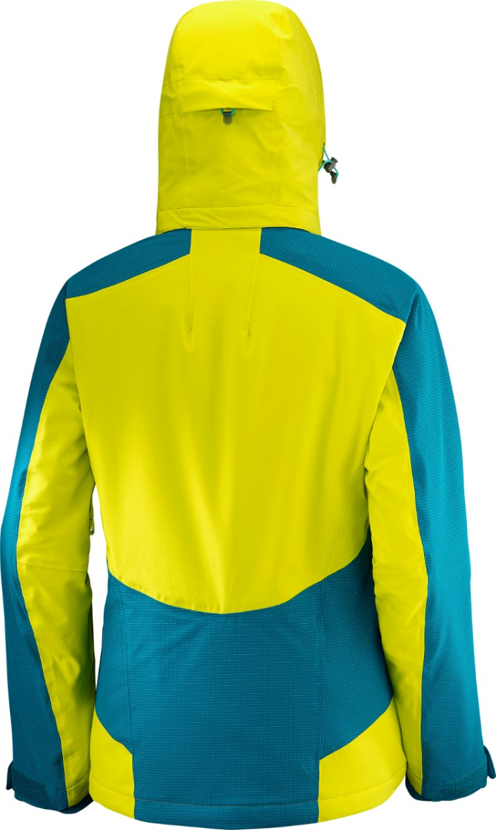 SALOMON Jacket W Brilliant Yellow/Blue – Simple Bike Store