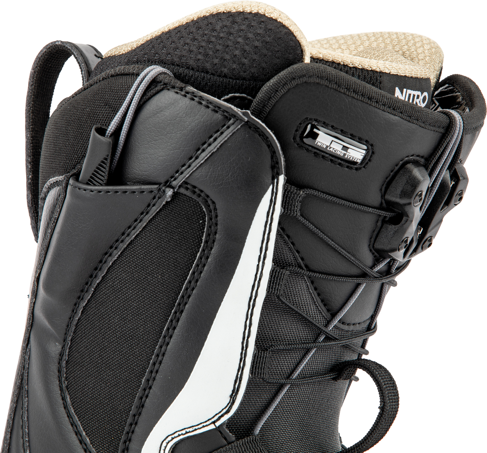 nitro cuda tls snowboard boots Black/White 25.0 CM/38 2/3 EUR Is this Flow Snowboard Nitro ́s new ankle Buddy G's The Jig Color:Blues Man Green Head big game fishing rods