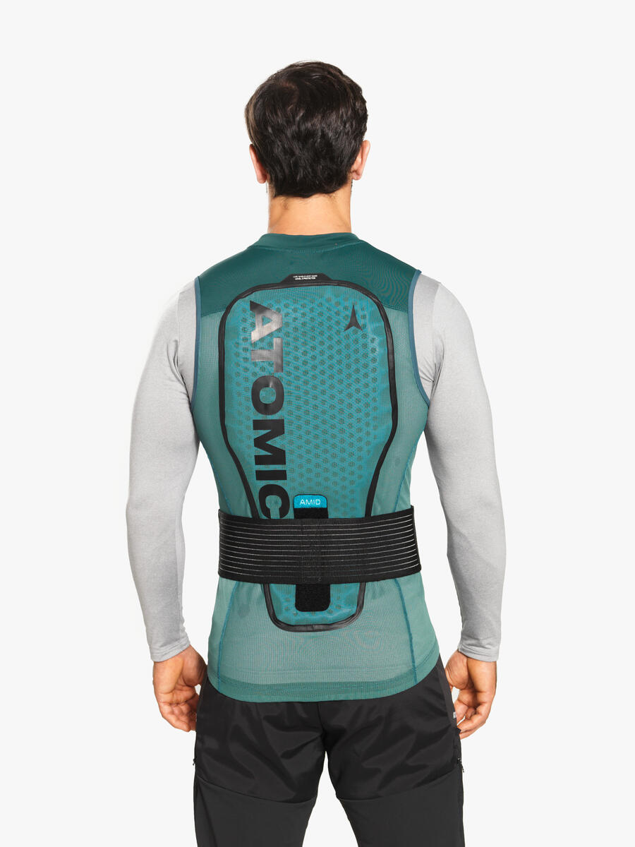ATOMIC armor vest Live Shield Amid dark green – Simple Bike Store