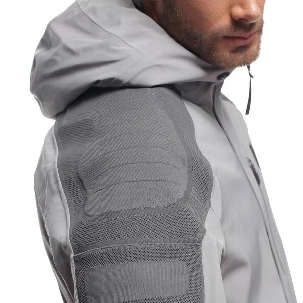 DAINESE jacket S001 Dermizax EV Flexagon silver/grey – Simple Bike