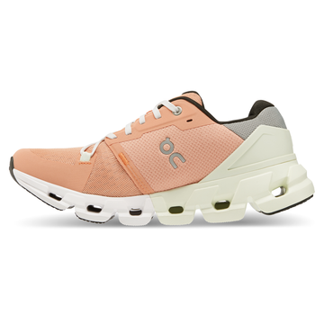 on-apavi-cloudflyer-4-w-peach-light-green