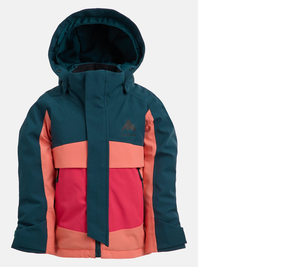BURTON jacket Toddlers Ascutney 2L dark green/orange/pink – Simple