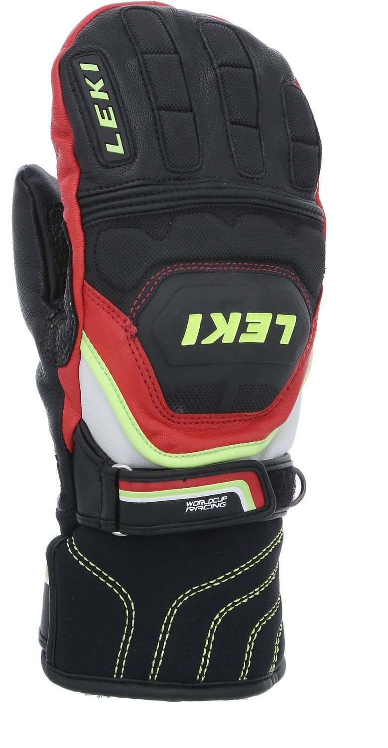 LEKI Handschuhe WC Rennen JR Flex Fausthandschuh schwarz/rot – Simple Bike Store