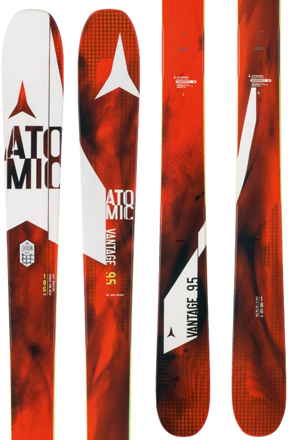ATOMIC Skis With Bindings Vantage 95 C 170 w/FFG 12 Red/White '16