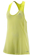 SALOMON Elevate Tank Tunic W fluo yellow shirt