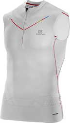 SALOMON S-Lab Exo Tank white sleeveless shirt