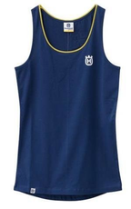 HUSQVARNA Sleeveless Shirt Girls Basic Logo Tank Blue/yello M