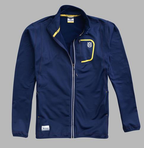 HUSQVARNA Basic Logo Zip blue/yellow jacket