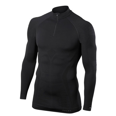 falke-thermoshirt-ls-zip-mw-black