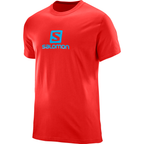 SALOMON Logo SS Cotton Tee red T-shirt