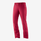 SALOMON pants W Stormseason REG red