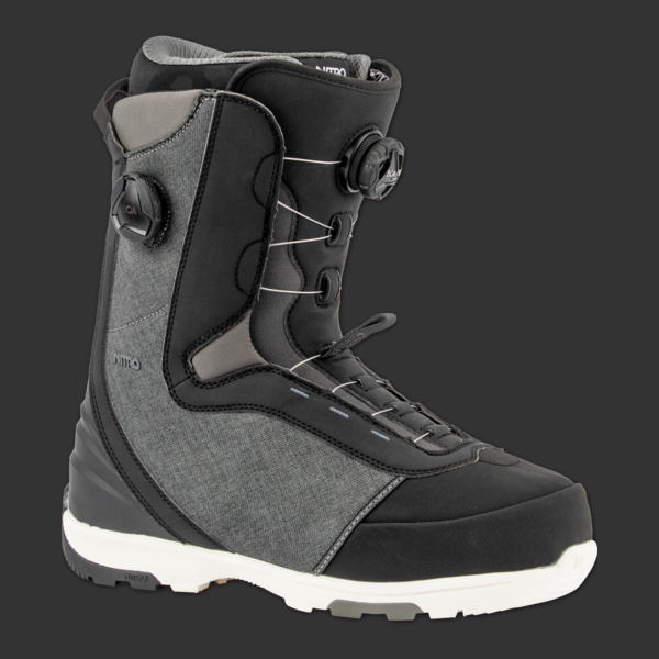 nitro club boa snowboard boots 25.0 CM/38 2/3 EUR NITRO Boots Club Boa Dual Grey/Black