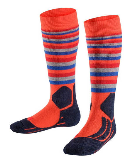 falke-socks-sk2-kids-stripe-orange