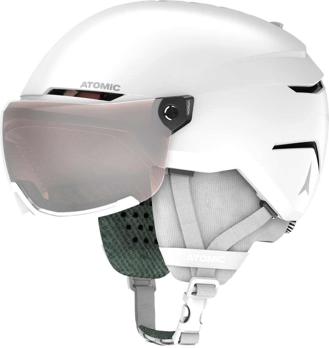 ATOMIC SAVOR VISOR JR ヘルメット White Sサイズ ATOMIC Helmet Savor Visor JR White w/Silver Flash C2 – Simple Bike