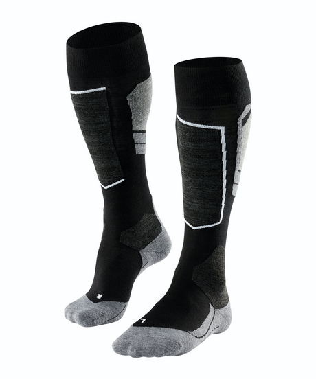 falke-socks-sk4-grey-black