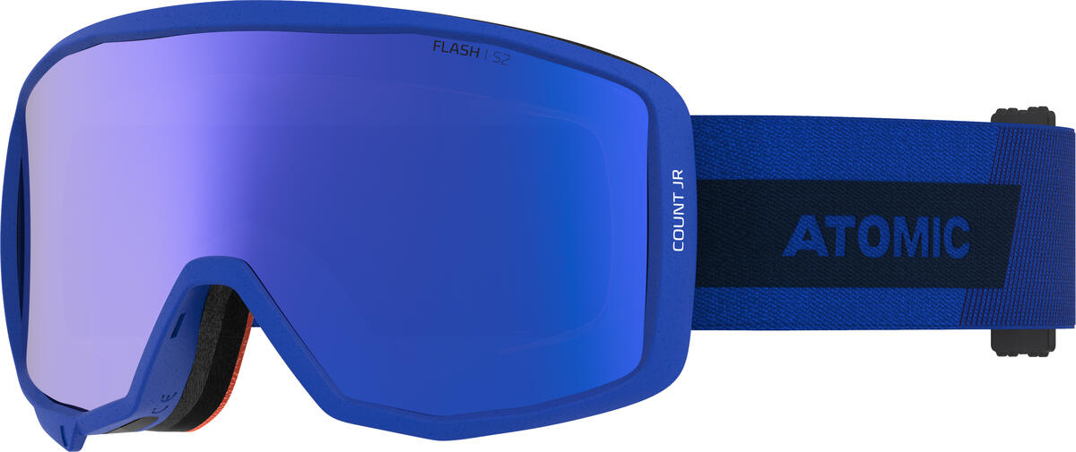 atomic count jr goggles Blue with Blue ATOMIC Glasses JR Count Cylindrical Blue w/Blue Flash C2
