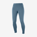 SALOMON thermal pants Sntial Warm Seamless Tight W blue