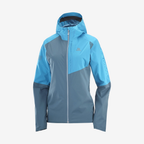 SALOMON Bonatti Trail WP W dark blue/blue hoodie