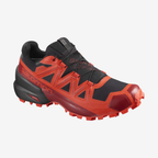 SALOMON Spikecross 5 GTX black/racing red/red dahlia shoes