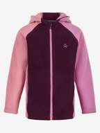 Color KIDS Hooded Jacket Fleece JKT Pink/Purple
