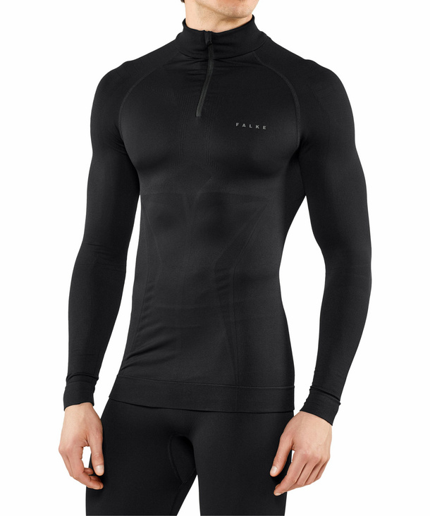 falke-thermoshirt-ls-zip-mw-tf-black