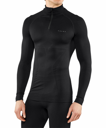 falke-thermoshirt-ls-zip-mw-tf-black
