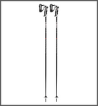 LEKI Poles Bold Lite S Black/Red